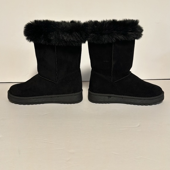 SO Sofia Girls Chestnut Brown‎ Faux Fur Sherpa Style Boot Size 12 - Picture 5 of 8